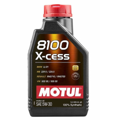 Масло моторное MOTUL 5W-30 8100 X-Cess 1л 368101