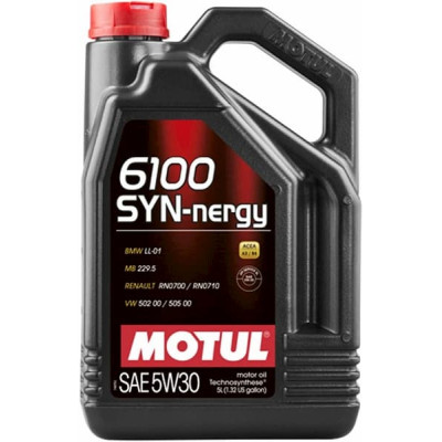 Масло моторное MOTUL 5W-30 6100 Syn-nergy 5л 838351