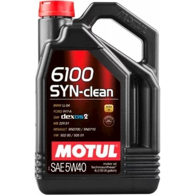 Моторное масло MOTUL 6100 SYN-CLEAN 5W-40 854251 5л