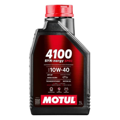 Масло моторное MOTUL 10W-40 4100 SYN-NERGY SPEC 1л 387701