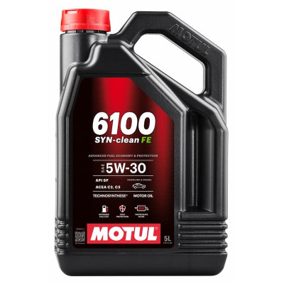 Масло моторное MOTUL 5W-30 6100 SYN-Clean FE 4л 841750