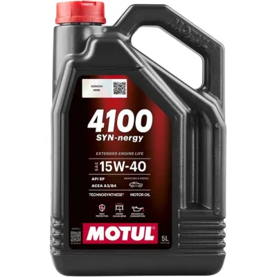 Масло моторное MOTUL 15W-40 4100 SYN-NERGY 5л 386506