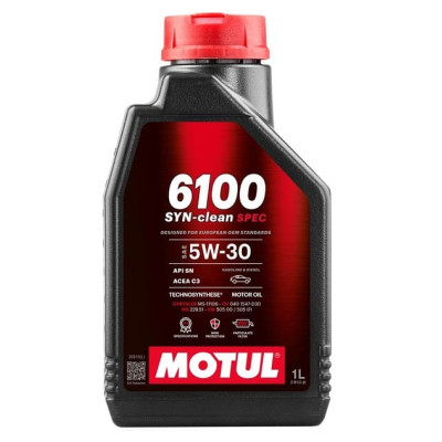 Масло моторное MOTUL 5W-30 6100 SYN-CLEAN SPEC 1л 814311