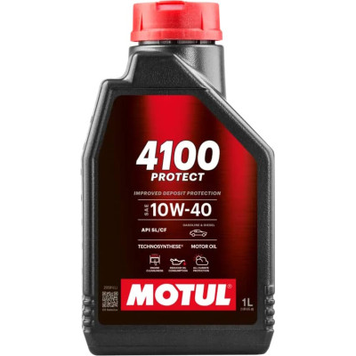 Масло моторное MOTUL 10W-40 4100 PROTECT 1л 397801