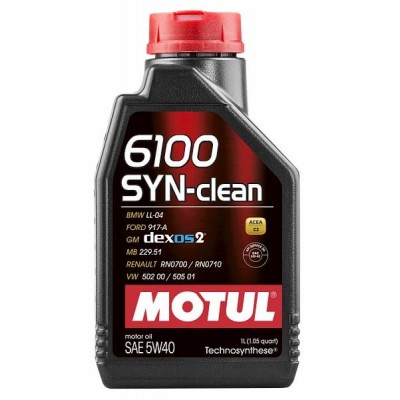 Моторное масло MOTUL 6100 SYN-CLEAN 5W-40 854211 1л