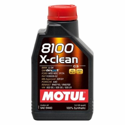 Моторное масло MOTUL 8100 X-CLEAN 5W-40 854111 1л