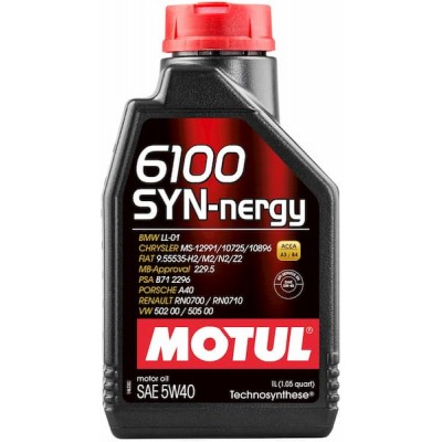 Моторное масло MOTUL 6100 SYN-NERGY 5W-40 368311 1л