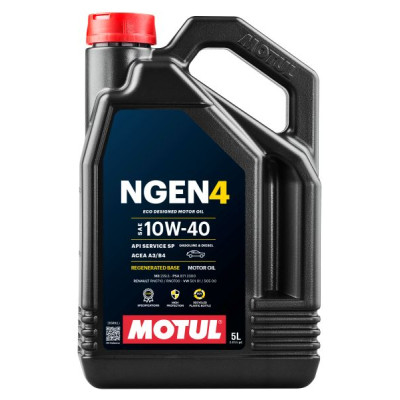 Масло моторное MOTUL 10W-40 NGEN 4 5л 387806