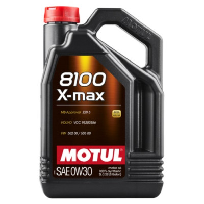 Масло моторное MOTUL 0W-30 8100 X-Max 5л 347206