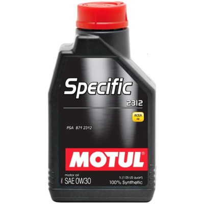 Масло моторное MOTUL 0W-30 Specific 2312 1л 867511